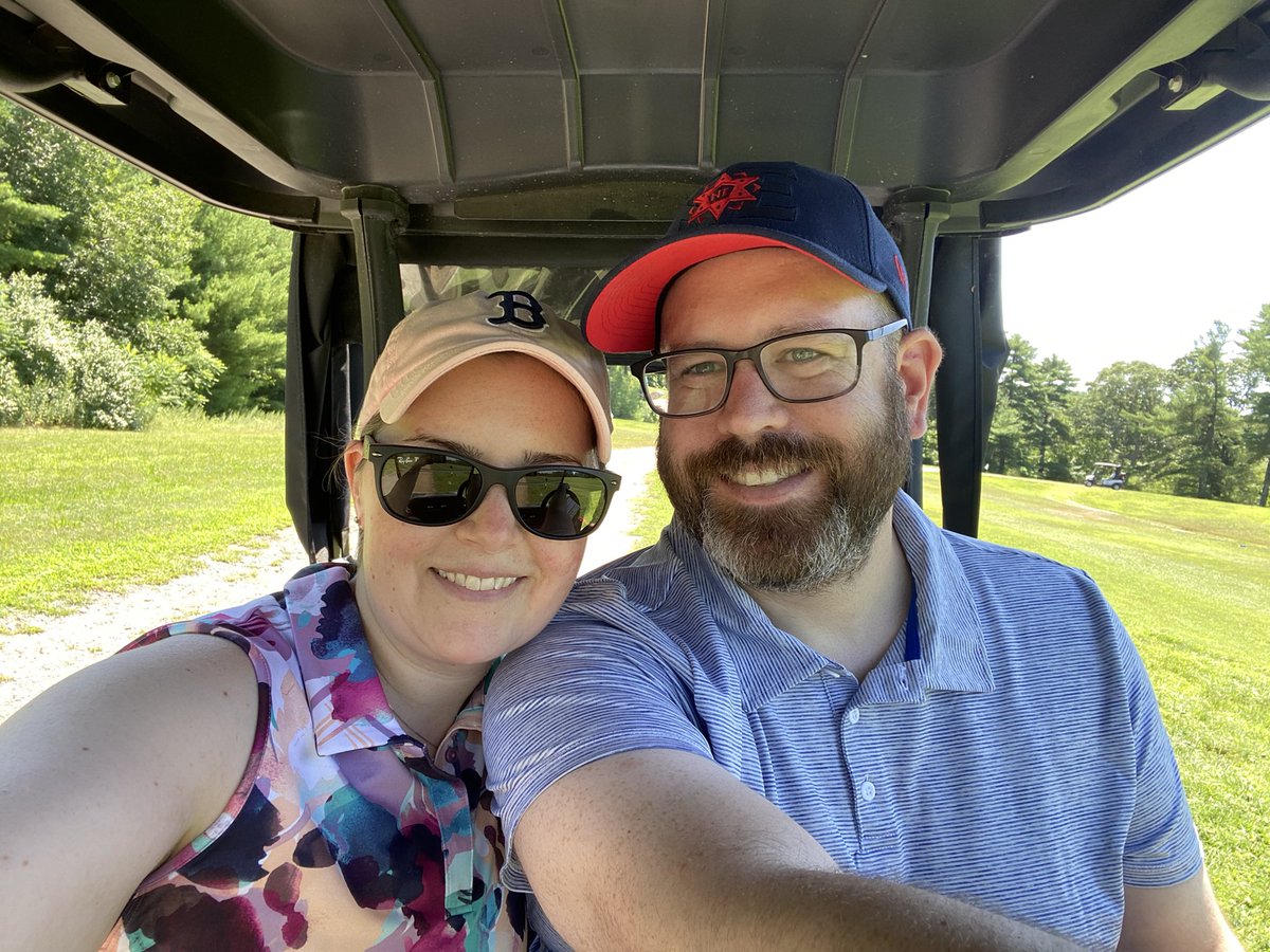 JennyK58's tweet photo. Golf date with @ThinkMcFly88.  ⛳️🏌️‍♀️ https://t.co/E56AP896jc