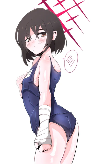#ブルアカ  ミサキ(水着+幼女)