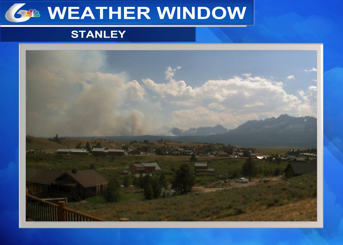DougIWeatherGuy's tweet photo. @KPVI Fire Tracker UPDATE on the Bench Lake Fire at Redfish Lake, 8 miles south of Stanley, ID.
🔥 Over 2000 acres and 8% contained.
📸 Sawtooth Camera
#Idaho #IDwx #benchlakefire #wildfire https://t.co/9y9VpQl8N8