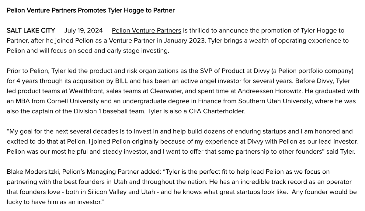 some news. 

i am excited to help as many exceptional seed and series-A founders as i can as a partner <a href="/Pelion_VP/">Pelion Venture Partners</a>.