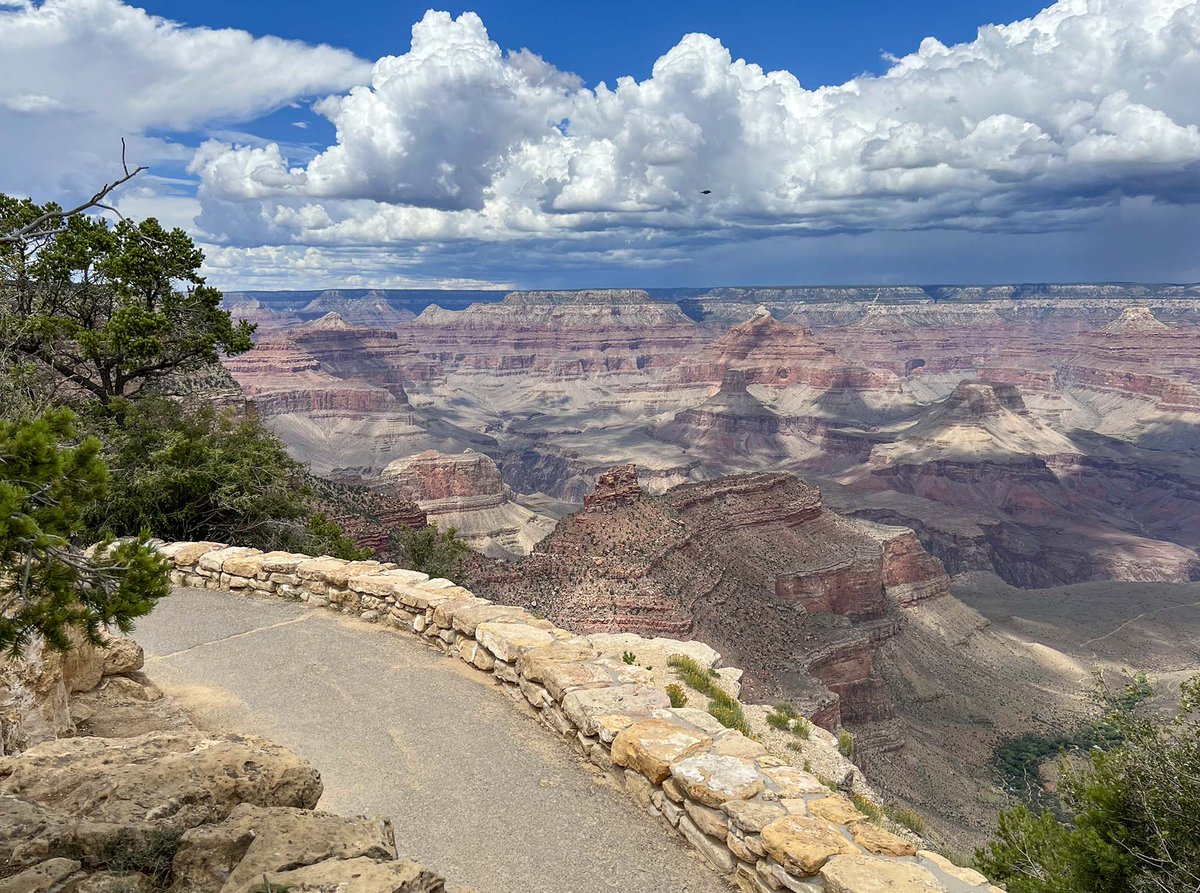 GrandCanyonNPS's tweet photo. #WorldListeningDay

🌳🐦🌊 Whether it's the rustling of leaves in the wind, the sound of waves crashing against the shore, or the cheerful chirping of birds in the trees, there's a symphony of sound all around us waiting to be heard. 

And by listening, we can connect with our environment and appreciate the natural wonders of the world.

👂 In our modern world, where natural quiet is increasingly rare, it's more important than ever that we protect this resource. 

Here's a couple ways to help protect the soundscape: 

🎧 use headphones if you want to listen to music or a book while walking on a trail 

👨‍👩 as tempting as it may be, please don't yell into the canyon; yes, echos are fun but they can disturb other visitors who may be enjoying their first dose of "natural quiet" in a long time.

🌎👂 So, put down your phone, close your eyes, and take a deep breath. Listen to the world around you and appreciate all the beauty and wonder it has to offer.

You can also check out: https://t.co/eHdm2ivIIs - to hear a variety of natural sounds, recorded in our national parks. NPS photo.