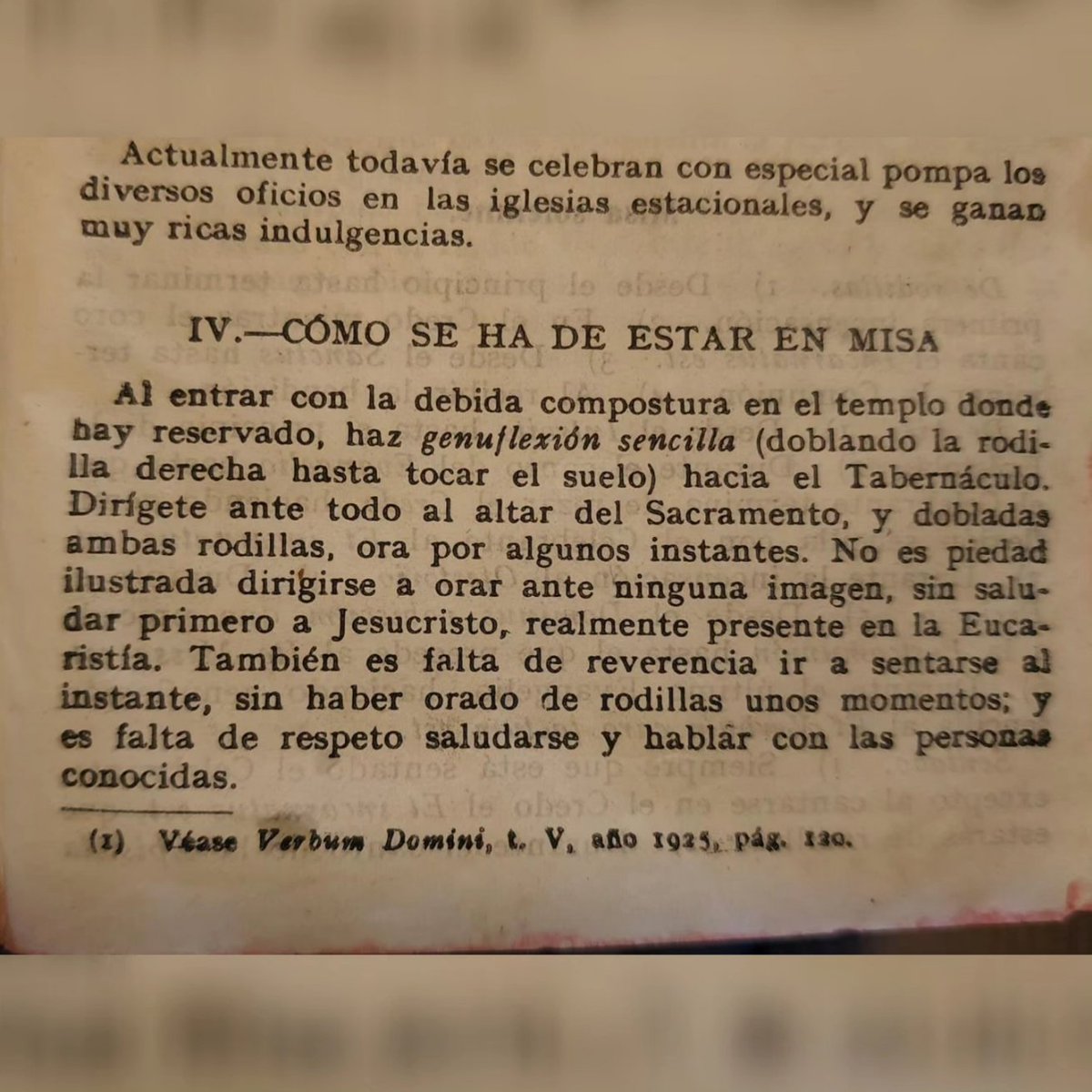 Como se ha de estar en la santa Misa: