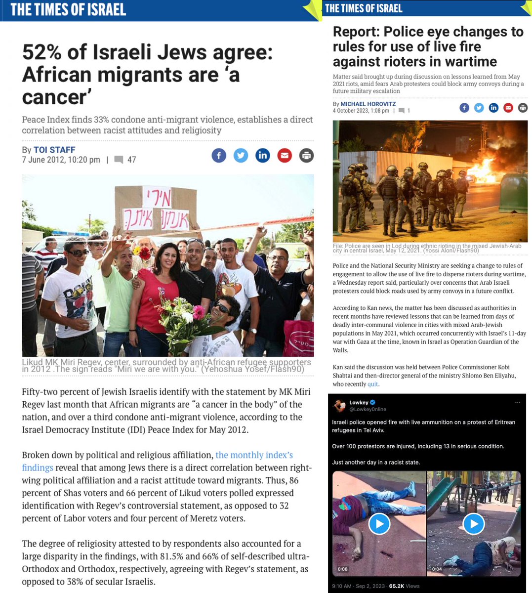 Modmother's tweet image. 🤔Are Tel Aviv drone attacks yet another Kahanist False Flag to blame on Black African refugees as the catalyst for expulsion from Afriphobic Israel as Netanyahu’s Shin Bet tried to do by injuring Eritrean protestors with live ammunition before #Oct7 Hilltop Youth Fratricide?