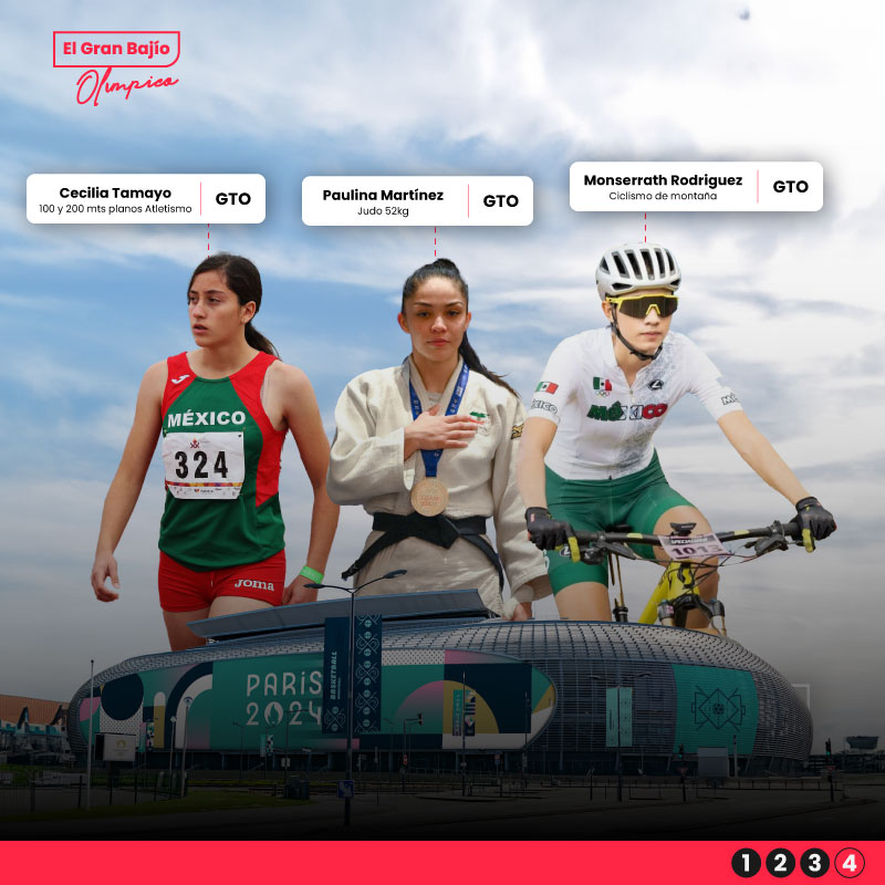 A 7 días de iniciar los Juegos Olímpicos París 2024, en El Gran Bajío nos unimos al apoyo de nuestros atletas mexicanos, aquí te presentamos la primera parte de los seleccionados que orgullosamente representan a México y El Bajío.

Verdaderos ¡Orgullos Mexicanos!

#ElGranBajío