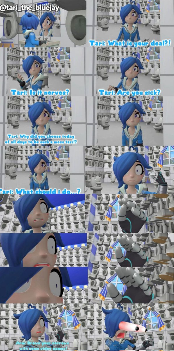 TariTheBlueGirl's tweet photo. Okay Then...
Because But I'm Make Posters
Verry Of Soon Lol.
#SMG4 #SMG4Fanart
#smg4tari #SFM
#bestfriends #thecollage
#thelook #thearm #theclench
#thewrongarmclench And
#tarithebluejay https://t.co/e25Hg2T3RN