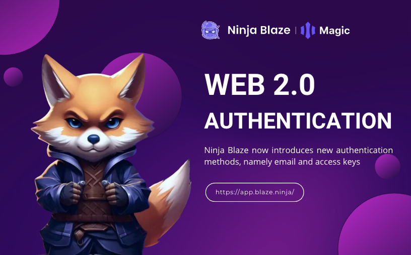 k_wwe4's tweet photo. .@NinjaBlazeApp cares about the convenience of its users, and with the help of @magic_labs has launched new authentication methods, namely :
👉email
👉passkeys
#MagicLink provides secure and fast connectivity.
You can find a detailed guide here : https://t.co/ZJVoAn0wTz https://t.co/hpTAf39aqz
