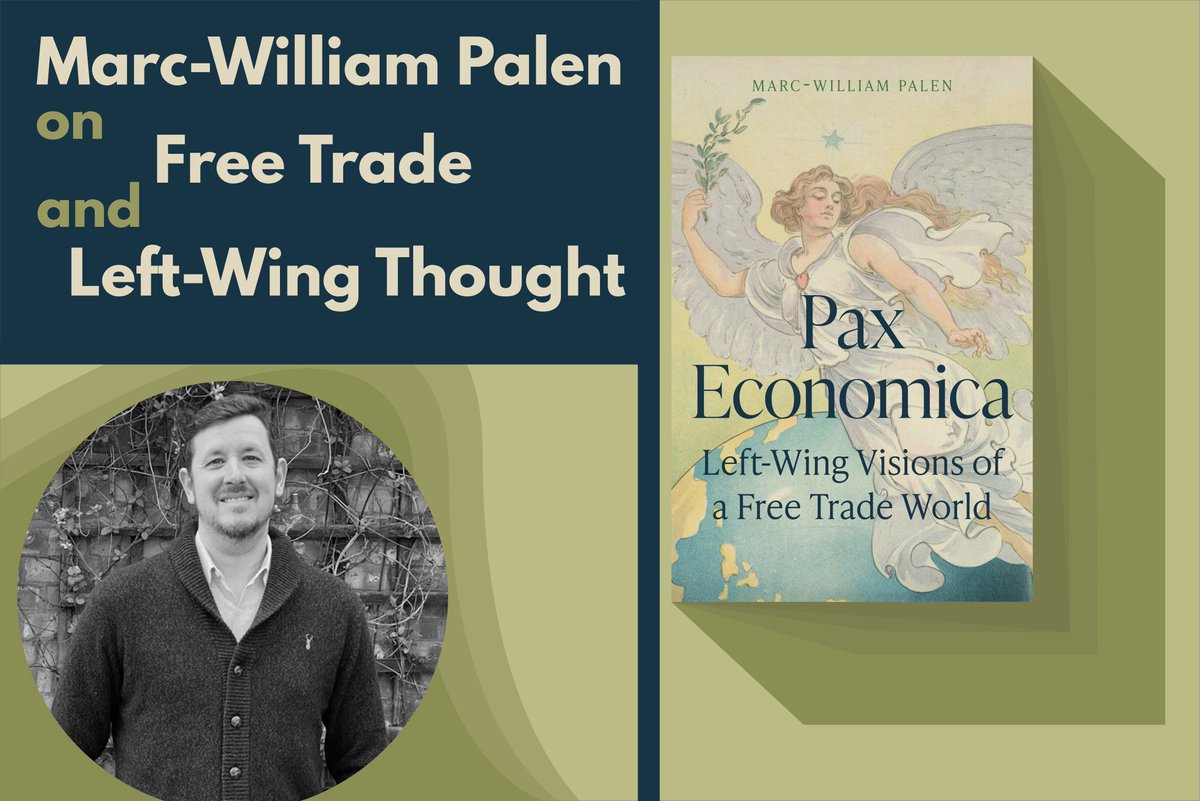 The Henry George Program (@henrygeorgepgm) on Twitter photo New ep!
Once, long before neoliberalism, free trade was once the ideological terrain of various left-wing ideologies (georgists, pacifists, etc, etc); we're talking with <a href="/MWPalen/">Marc-William Palen (@mwpalen.bsky.social)</a>, author of "Pax Economica: Left-Wing Visions of a Free Trade World"
>>>>>> seethecat.org/ep/2024-07-13.… New ep!
Once, long before neoliberalism, free trade was once the ideological terrain of various left-wing ideologies (georgists, pacifists, etc, etc); we're talking with <a href="/MWPalen/">Marc-William Palen (@mwpalen.bsky.social)</a>, author of "Pax Economica: Left-Wing Visions of a Free Trade World"
>>>>>> seethecat.org/ep/2024-07-13.…