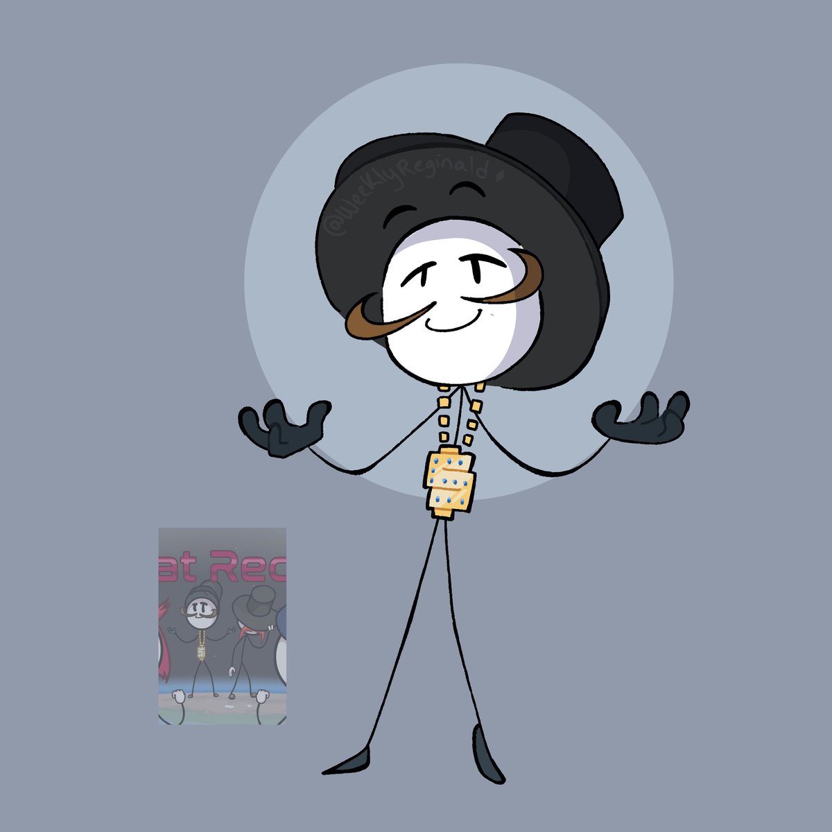 WeeklyReginald's tweet photo. Week 9 - Hashtag Slay? Did I use that right.
#TheHenryStickminCollection https://t.co/oiCEATh5f5