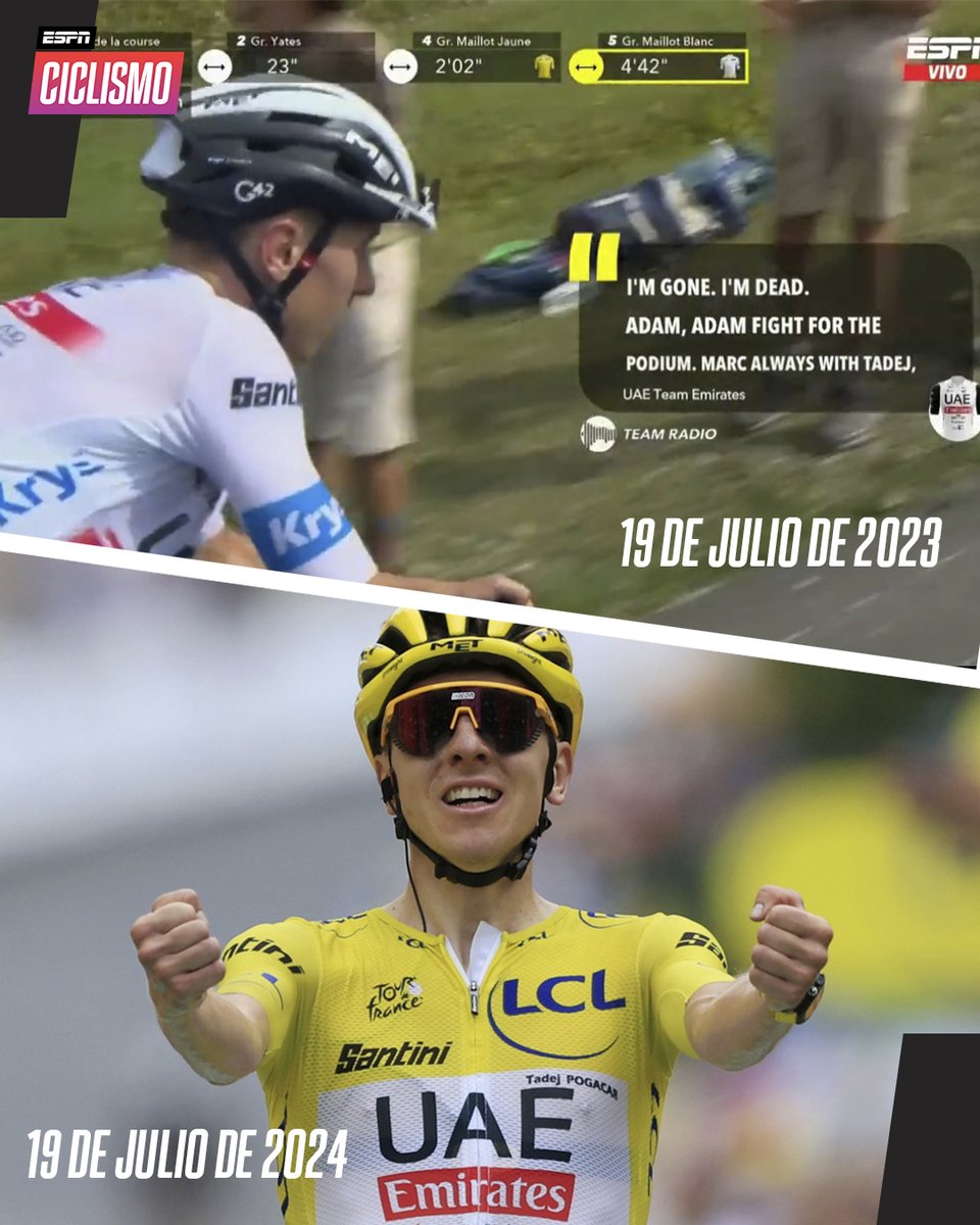 ESPNCiclismo's tweet photo. ¡El ciclismo siempre da revancha! 🥺🫶 https://t.co/91Szwzwn63