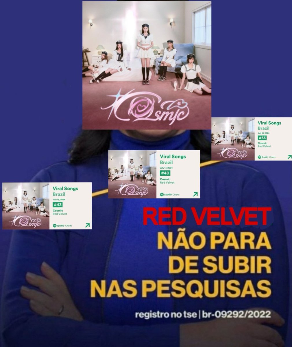 RVVBR's tweet photo. 🚨 VAMOS TRAZER O RED VELVET PRO BRASIL LUVIES!!! 

META: 250 COMENTÁRIOS

Stream Party: https://t.co/UMSh4IQp2U

COMENTEM COM:

5 países
5 objetos
5 filmes
5 séries

OUÇAM COSMIC NO SPOTIFY
#CosmicViralinBrazil @RVsmtown https://t.co/qKYd15DoSs