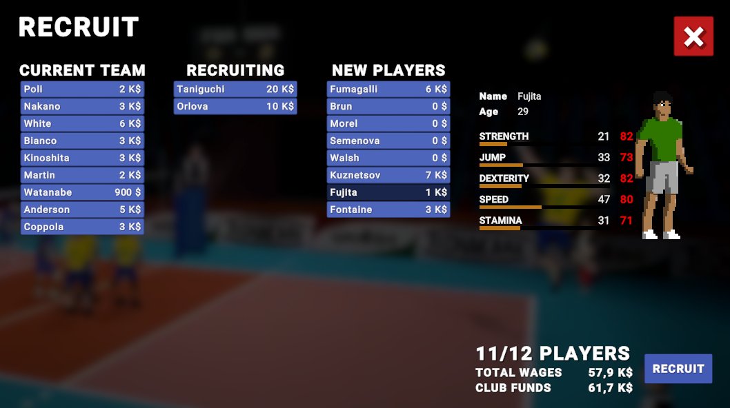 Make the best team possible with your budget🧠

#SpikairVolleyball #Coop #Volleyball📷 #MadeWithUnity #GameDev #GameDeveloper #GameDevs #Gaming #IndieDev #IndieGame #IndieGameDev #IndieGameDeveloper #IndieGames #VideoGames #VideoGaming #自作ゲーム