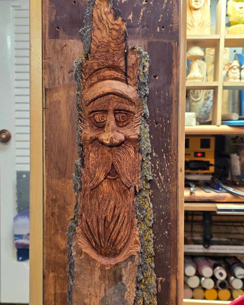 My latest Wood SpiritfromCottonwoodBark.