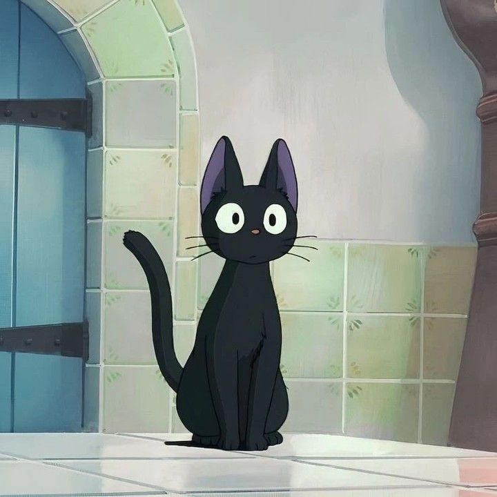 anime_'s tweet image. Lovely Cats from Studio Ghibli movies 🩵