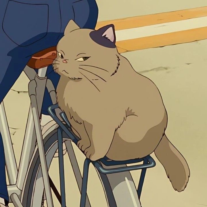 anime_'s tweet image. Lovely Cats from Studio Ghibli movies 🩵
