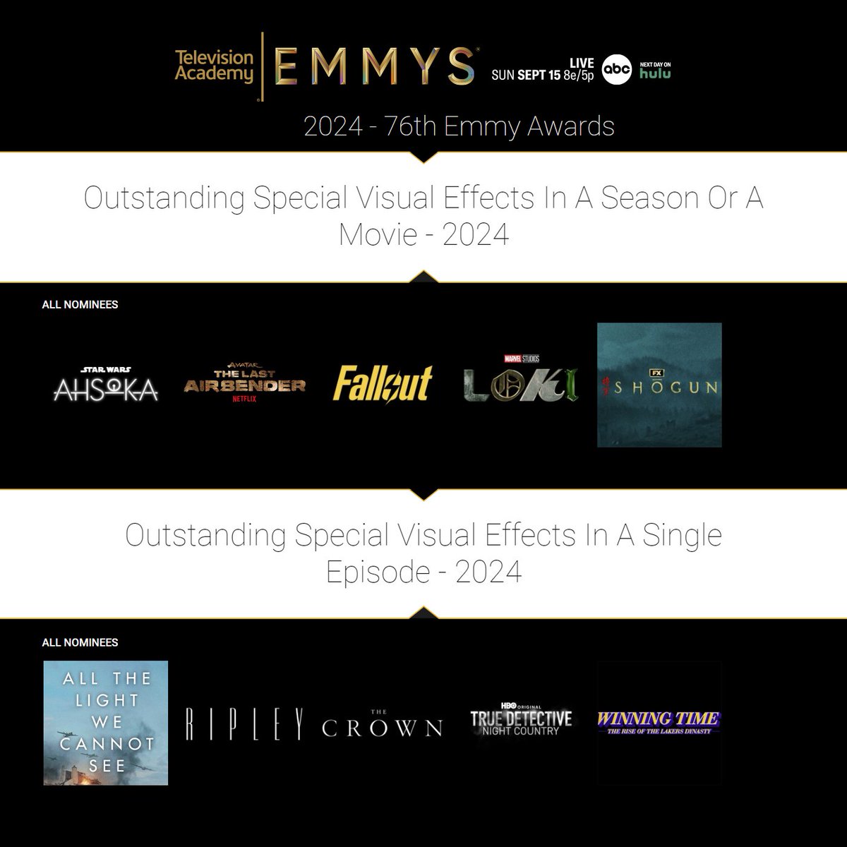 ionartstudios's tweet photo. Wishing all our peers nominated this year for 'Outstanding Special Visual Effects' a very big congratulations! Cheers and best of luck from all of us at Ionart.  

#Emmys #Emmys2024  #Nominations https://t.co/WFr5QjeKAr