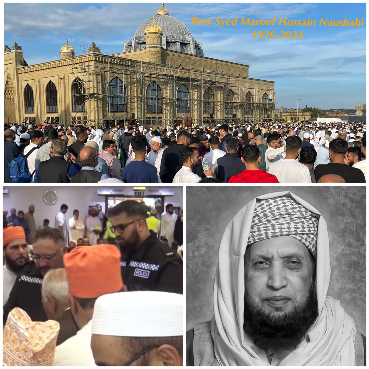 Bradford Stronger Communities Team (@wyp_saferbd) on Twitter photo The Stronger Communities - Sgt Khan & PC Hanif offered condolences at the funeral of a great Bradford figure Peer Syed Maroof Naushahi Sahib at Westgate Mosque, Bradford. Thousands of people from across the UK & Europe attended to pay their respects. <a href="/Council4Mosques/">Council for Mosques (Bradford)</a> The Stronger Communities - Sgt Khan & PC Hanif offered condolences at the funeral of a great Bradford figure Peer Syed Maroof Naushahi Sahib at Westgate Mosque, Bradford. Thousands of people from across the UK & Europe attended to pay their respects. <a href="/Council4Mosques/">Council for Mosques (Bradford)</a>