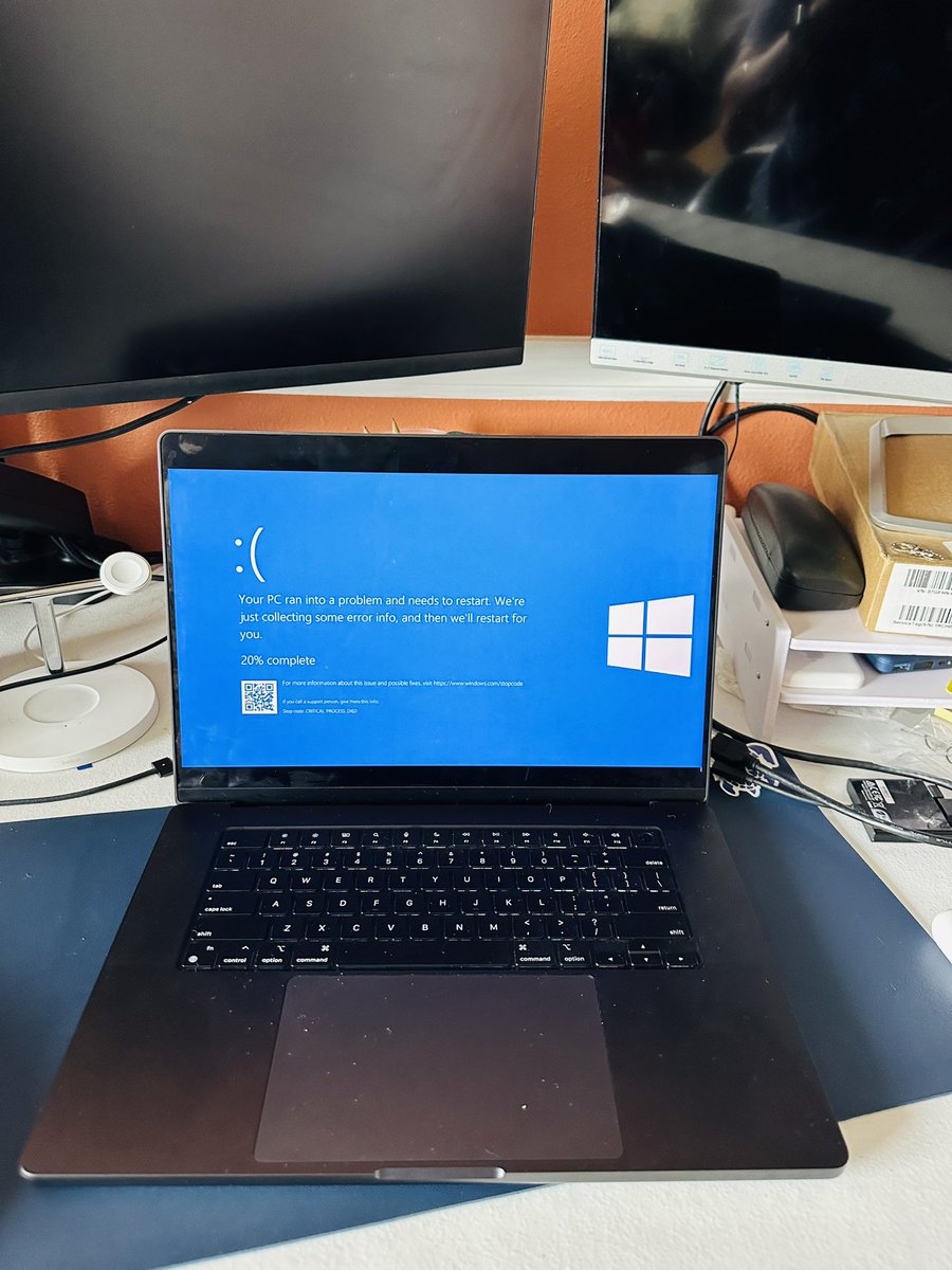 vickeydaya's tweet photo. I am so mad that one of the IT engineer sent me this it’s Friday I want to just take off. 
#Crowdstrike https://t.co/uvoN0IZMUa