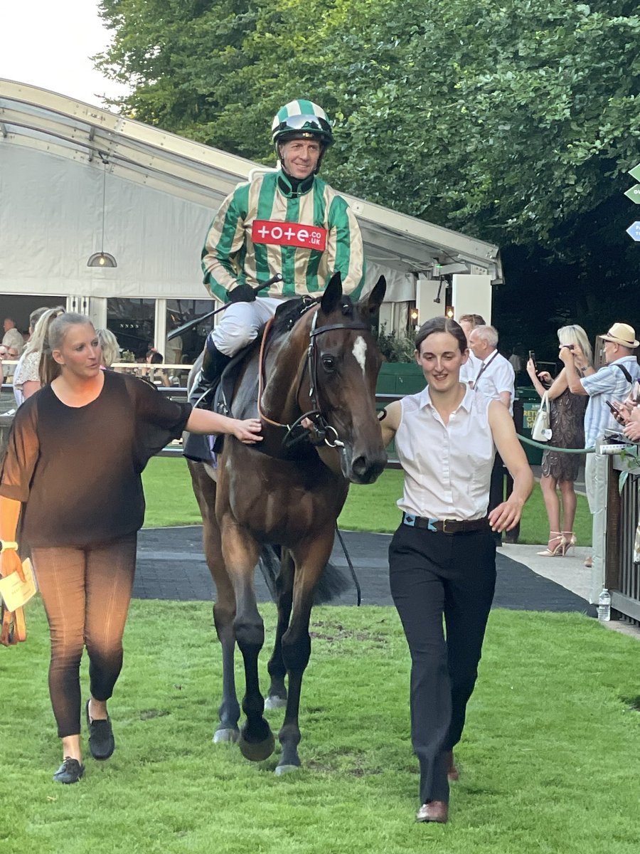 KublerRacing's tweet photo. Winner!

Siempre Arturo makes it 3 in a row with a convincing win @NewmarketRace under @JimCrowley1978 for Viv O’Sullivan and @Crowd_Racing 

Great work team. 🔥 https://t.co/fRoF4C2fHO