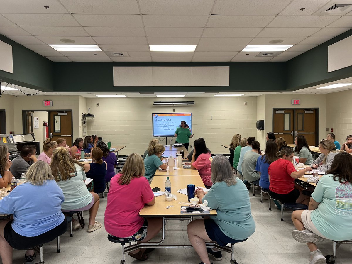 The MES Hornets are back at the nest and ready to roll up our sleeves! #LetsFly #ContinuouslyImprovingAdults