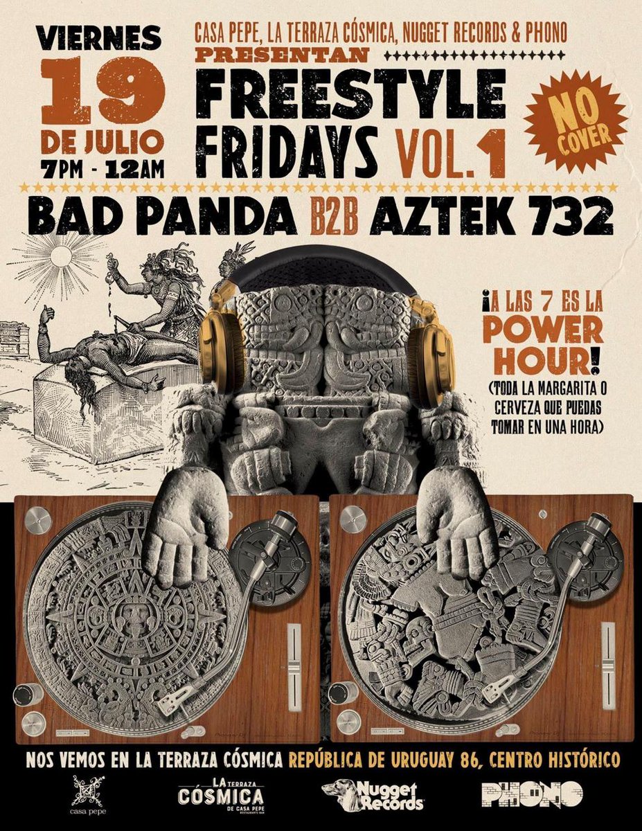 edgarinmaya's tweet photo. HOY un verdadero #b2b en el #dijing... Como hace años no se veía en la #cdmx 🇲🇽 #mexico... 2 grandes leyendas de las #turntable's: @aztek732 ft. @badpandapaul 🔥🔥🔥 https://t.co/OXQmDJnLXW