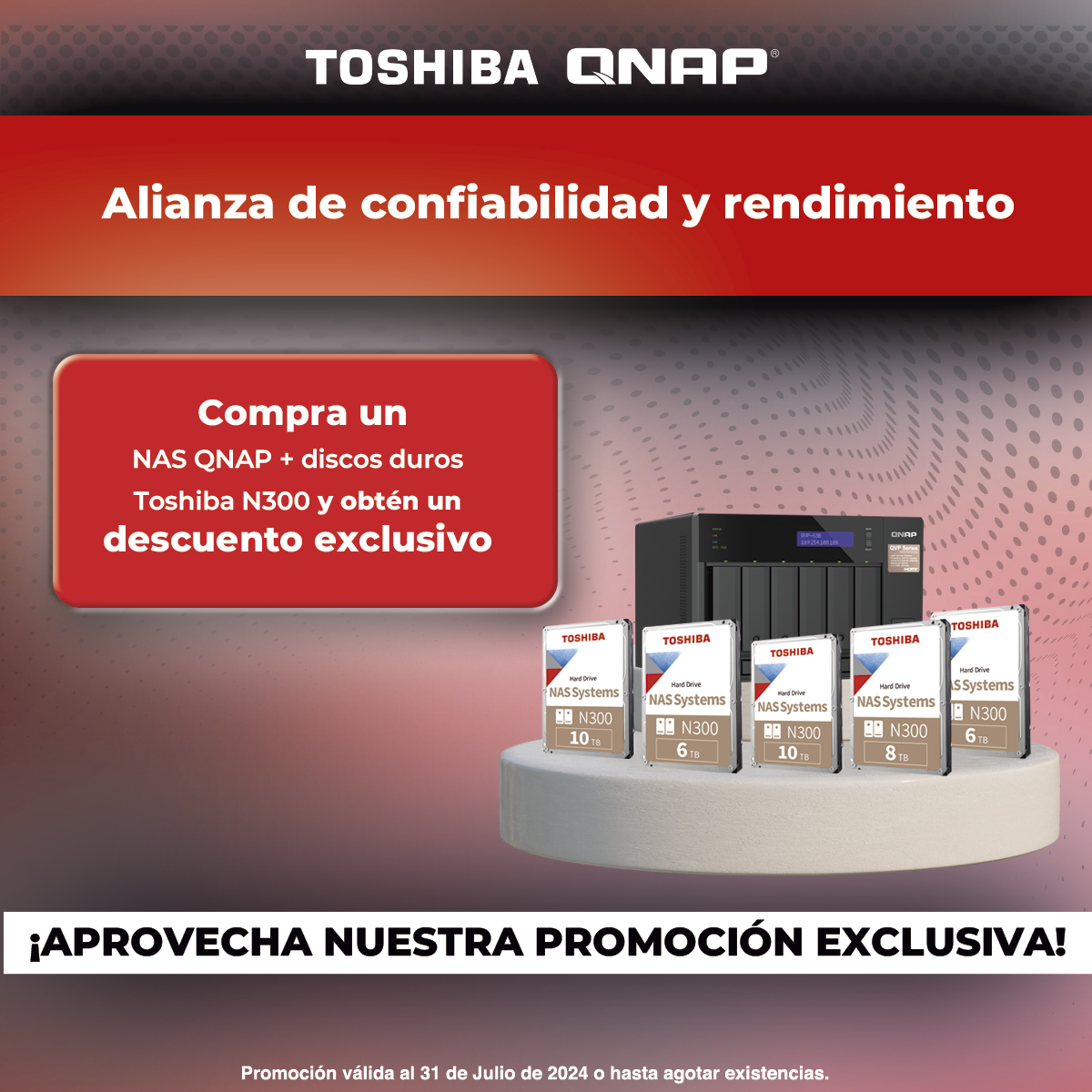 PCH_Connect's tweet photo. ¡Potencia tu NAS @QNAP_nas  con @toshiba ! ⚡️

Compra tu NAS QNAP y llévate un descuento exclusivo en #discosduros Toshiba. 🤑

¡Más espacio, más velocidad, más rendimiento!

➡️ Visita nuestro sitio web para obtenerlos:  https://t.co/Z3UR1CicGj https://t.co/bU4GjrqTyp