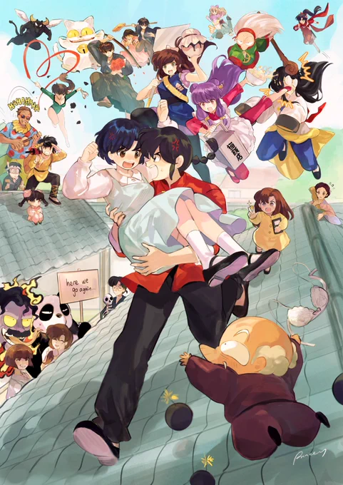 ranmaaaaaaaaaaaaa!!!! this was so fun to draw  will have prints of this illust at smash!!