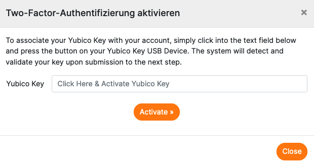 🔐 Exciting Security Update!

We now support 2FA via YubiKey in addition to TOTP. This helps our customers protect their accounts even better!

#CyberSecurity #2FA #YubiKey #TOTP #AccountSecurity #TechUpdate 💪🛡️