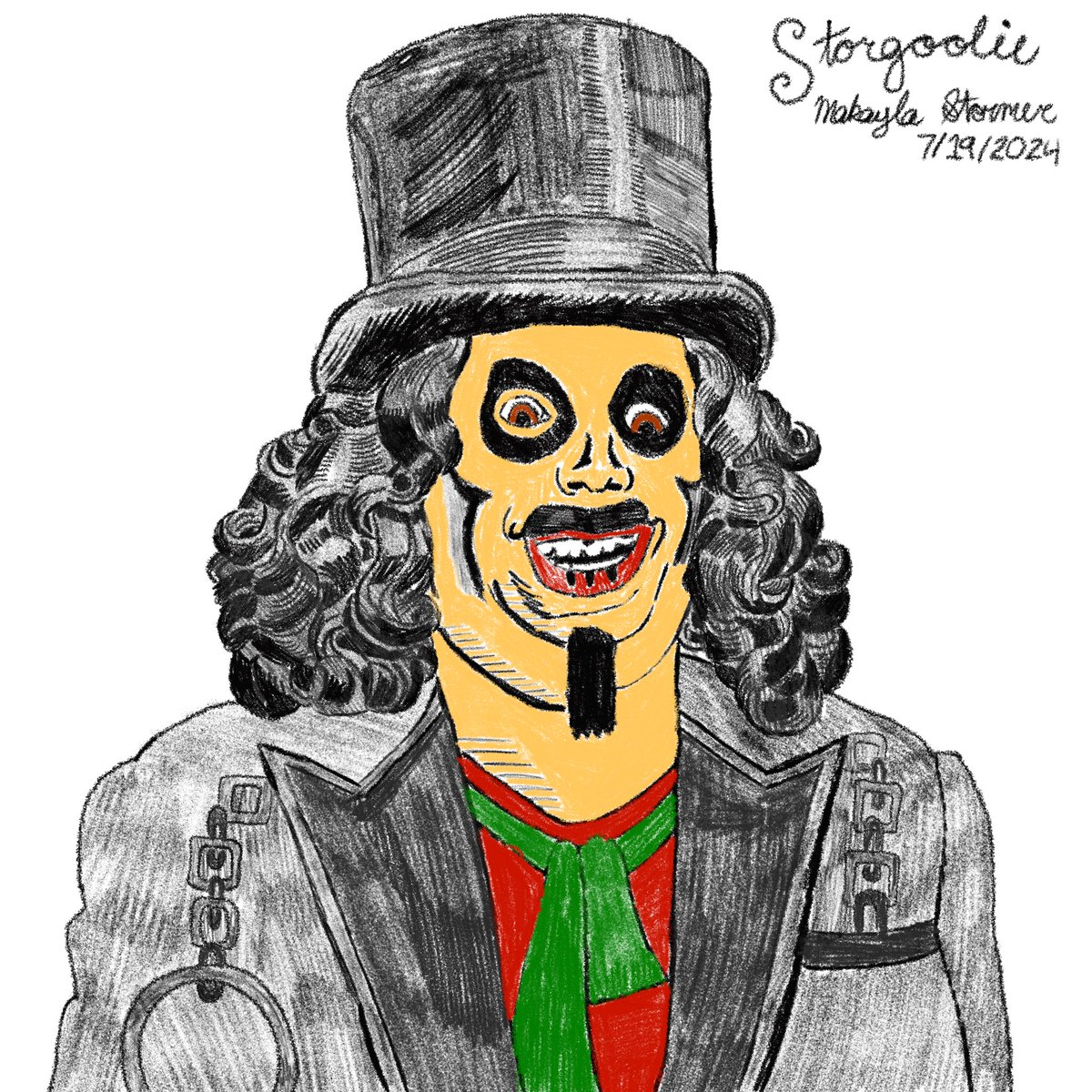 MStorgoolieArt's tweet photo. And now, enjoy my timelapse video and my complete version of my Son of @Svengoolie artwork! This was made in @Procreate! #svengoolie #svenpals #lovesven #sonofsvengoolie #Procreate https://t.co/fSVHJ7GMDy