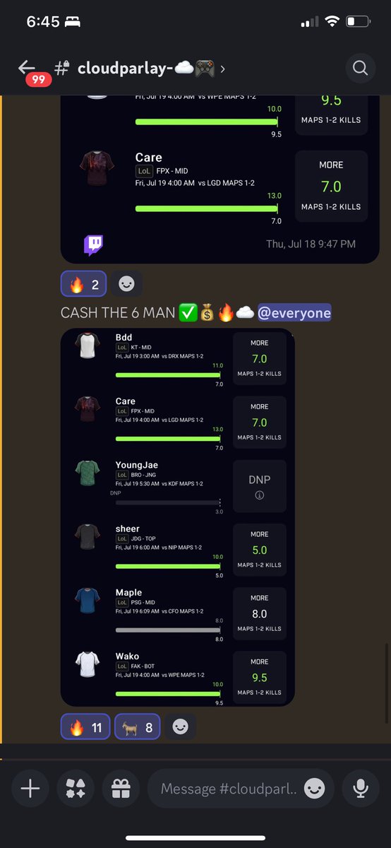 BricksPicks_'s tweet photo. LFGGGG GREAT DAY BY THE MODS AND CONTRIBUTORS IN CHAT 🔥🔥🔥

6MAN FROM ESPORTS MOD 🔥🔥✅

4MAN FROM A CONTRIBUTOR 🔥🔥✅

GIVING OUT A FREE WEEK TRIAL ALL WEEK ➡️ https://t.co/Bf6SnSOBcp

COME MAKE SOME SUMMER FUNDS WITH THE GANG 🧱🧱🧱 https://t.co/eIfIpN6u4x