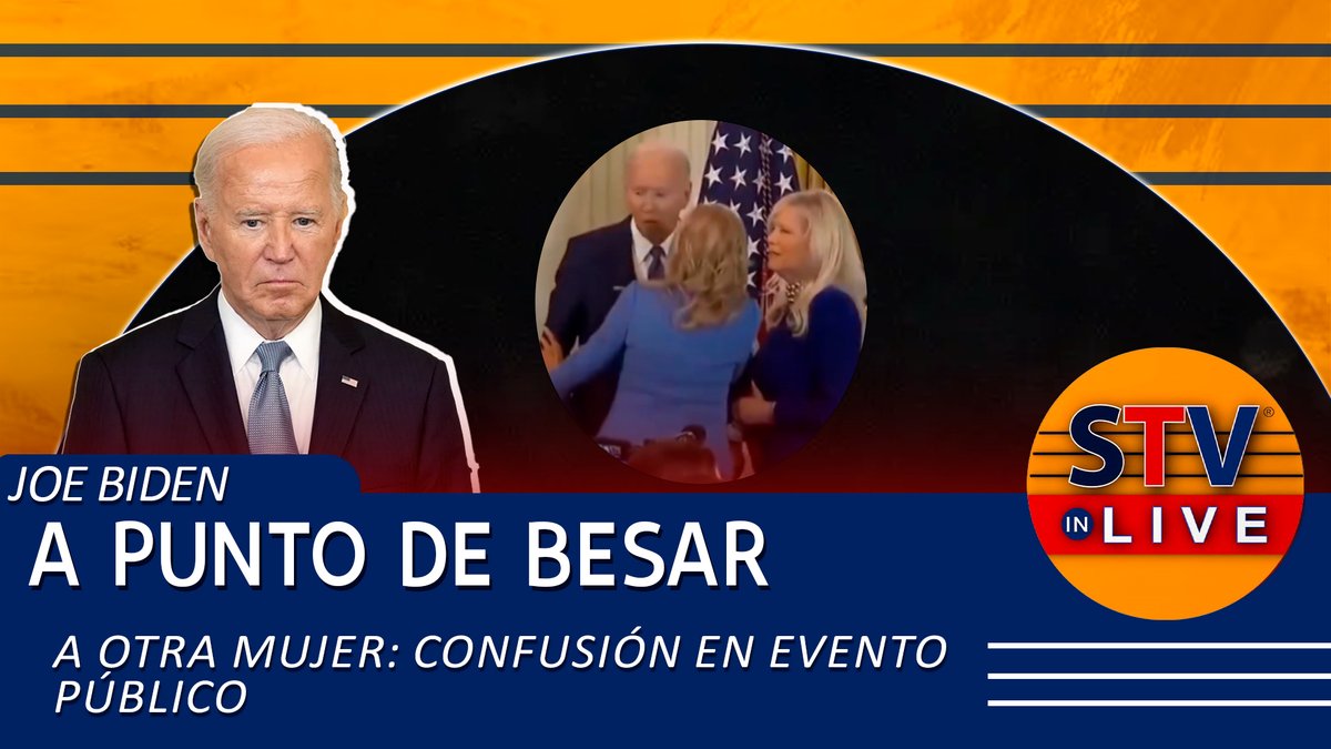 CanalSTVInLive's tweet image. #STVInLive | En un reciente evento, el #presidente @JoeBiden  protagonizó un momento incómodo al parecer #confundir a otra mujer con su #esposa, generando una ola de #reacciones en redes sociales.
.
.
VIDEO EN INSTAGRAM👇:
tiktok.com/@stvinlive/vid…
.
.