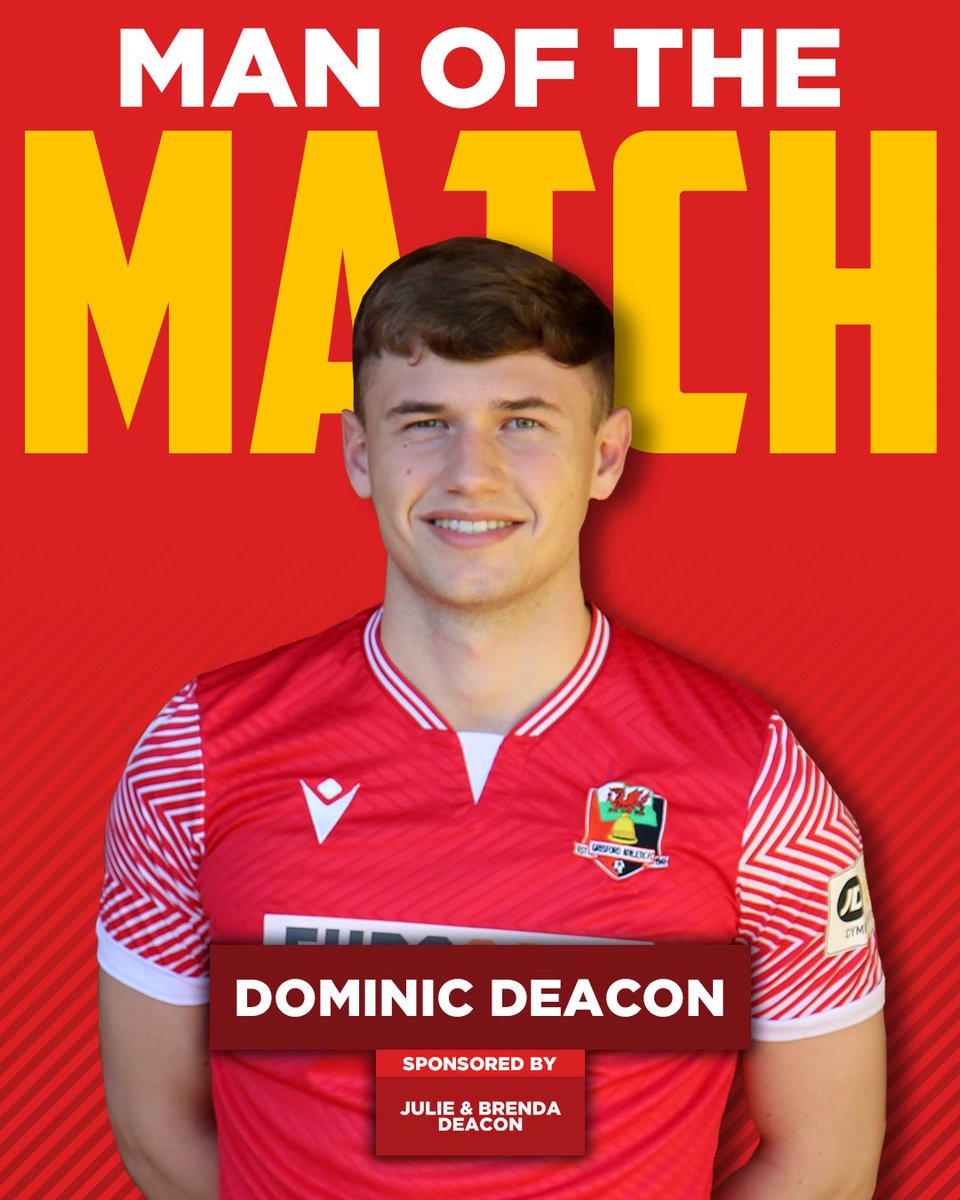 GresfordFC's tweet photo. ⭐️ | Two Man of the Match awards? Why not! 😅

The @GresfordFC Men of the Match against @Flint_Mountain tonight, as voted for by you, are Dominic Deacon and @19smithy95! 👏

The forward scored two goals, whilst the defender provided an assist. 🫡

#FLIGRE | #NathanielMGCup https://t.co/kevqeSHzG0