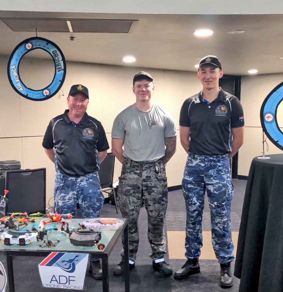AUADRT's tweet photo. Hello #Darwin! Our #DroneRacing pilots supported the @DefenceAust #Reserve Employer Support Awards Dinner - #NorthernTerritory last night.
Many of our pilots are Reservists: TY to their bosses for their amazing support!
They're at #ExPB24 Open Day today!
#SendIt!
@ChiefAusArmy https://t.co/iOY0lu2r6e