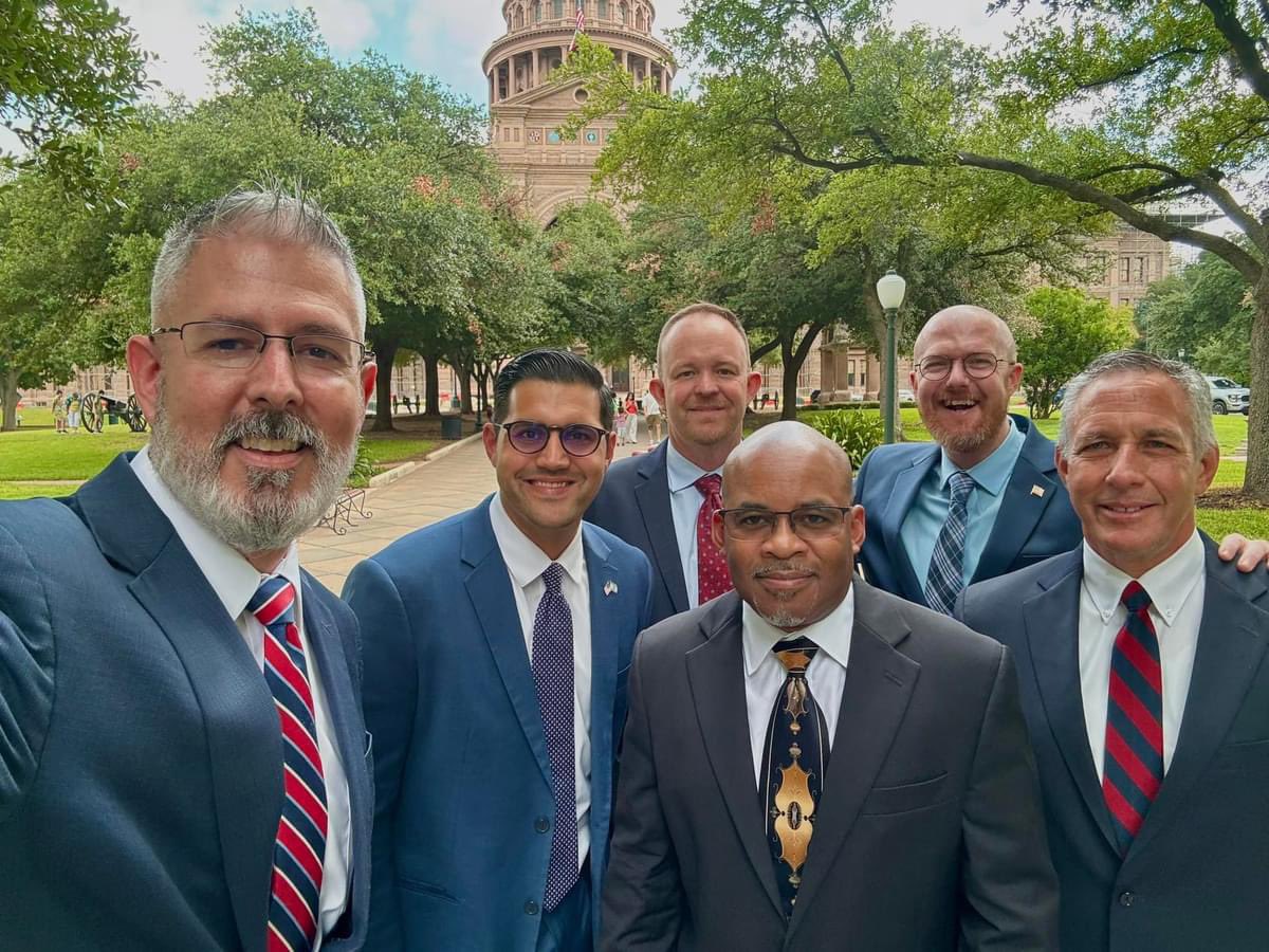 TXAmbassadors's tweet photo. As the Church Ambassador Network of TX ministry team continues to grow, we were in Austin today for a team meeting, updated pictures, and a little BBQ. 

The start of the next Legislative Session is just 179 days away! 

#TXCAN #churchambassadornetwork https://t.co/Bd7g44N4Oq
