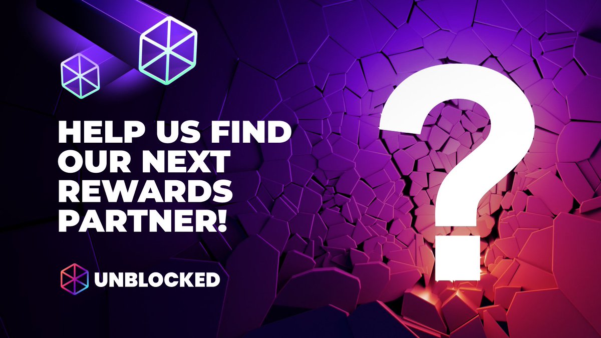 Hey Unblocked Community:

We're enhancing our raffle rewards and we need your help!

We've already fulfilled some really cool prizes, but what's your dream web3 reward?

Tag your favorite web3 project below!