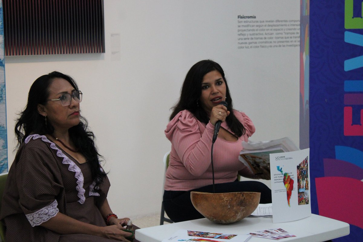 SomosUnem's tweet photo. #AlDía🗣️|| La directora de despacho de la #UNEM Patricia González:"Es importante que desde la Unem se haga una transformación curricular desde la experiencia latinoamericana, con los conocimientos de sabios y maestros del países que tienen una trayectoria desde la ancestralidad". https://t.co/5MCm3HQpY3
