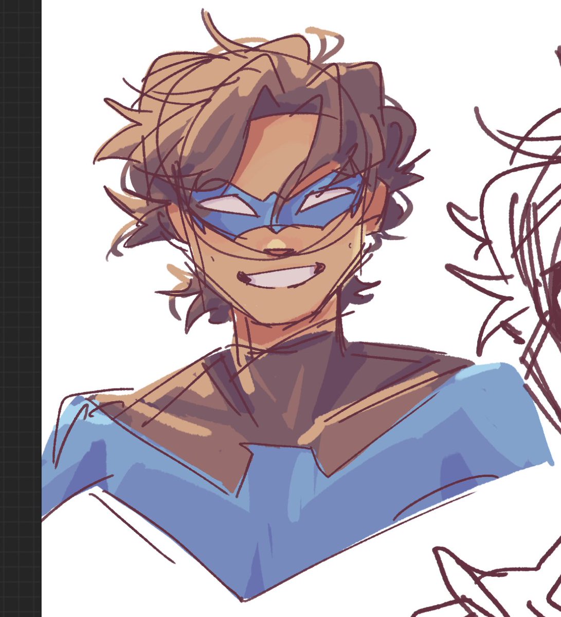 underscorebeii's tweet image. big bird #nightwing #dc