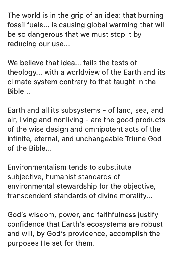 TWTThisIsNow's tweet photo. @binney_dmichael @MichaelEMann @TimothyDSnyder @thehill So you're fine with activists who put their fundamentalist religious dogma before scientific evidence control federal scientific agencies - good for you.
#Cult45 #BibleScience
Here's activist religious dogma from Trump's high-level NOAA appointee:
https://t.co/rR93nS2R1s https://t.co/CkoOBiE01p