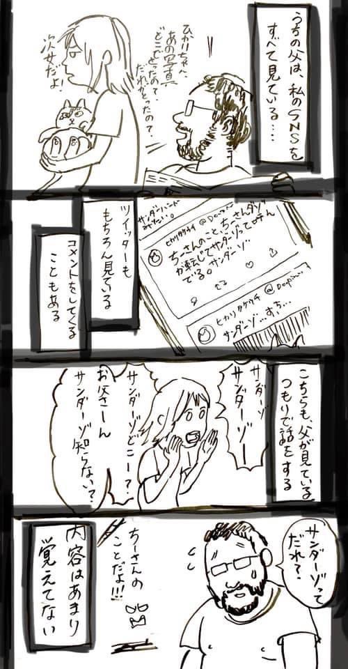 昔描いたちーさん漫画 