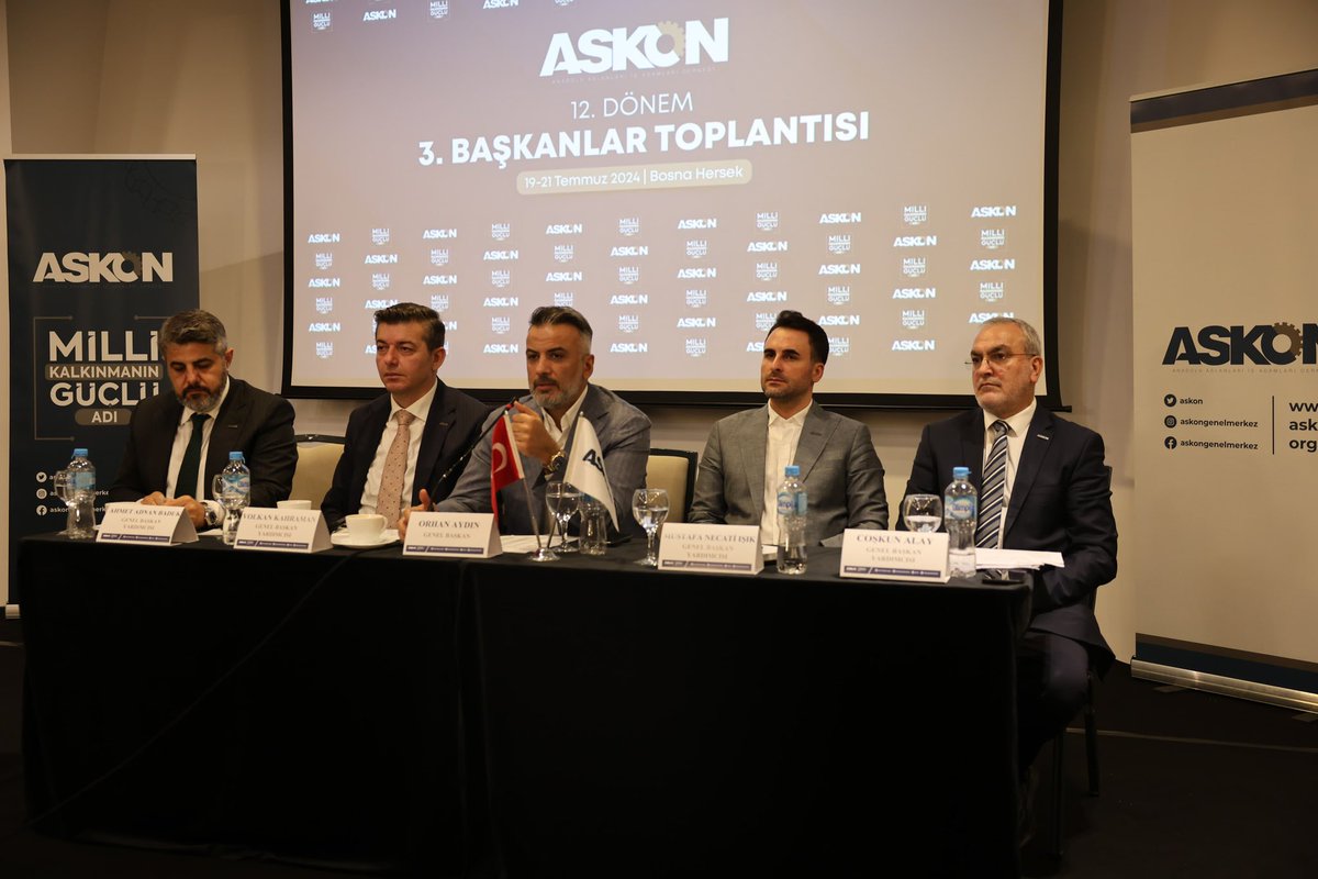 ASKON 12. Dönem 3. Başkanlar Toplantımızı Bosna'nın Başkenti Saraybosna'da gerçekleştiriyoruz.

Toplantımızın ülkemize ve camiamıza hayırlar getirmesini niyaz ediyoruz.