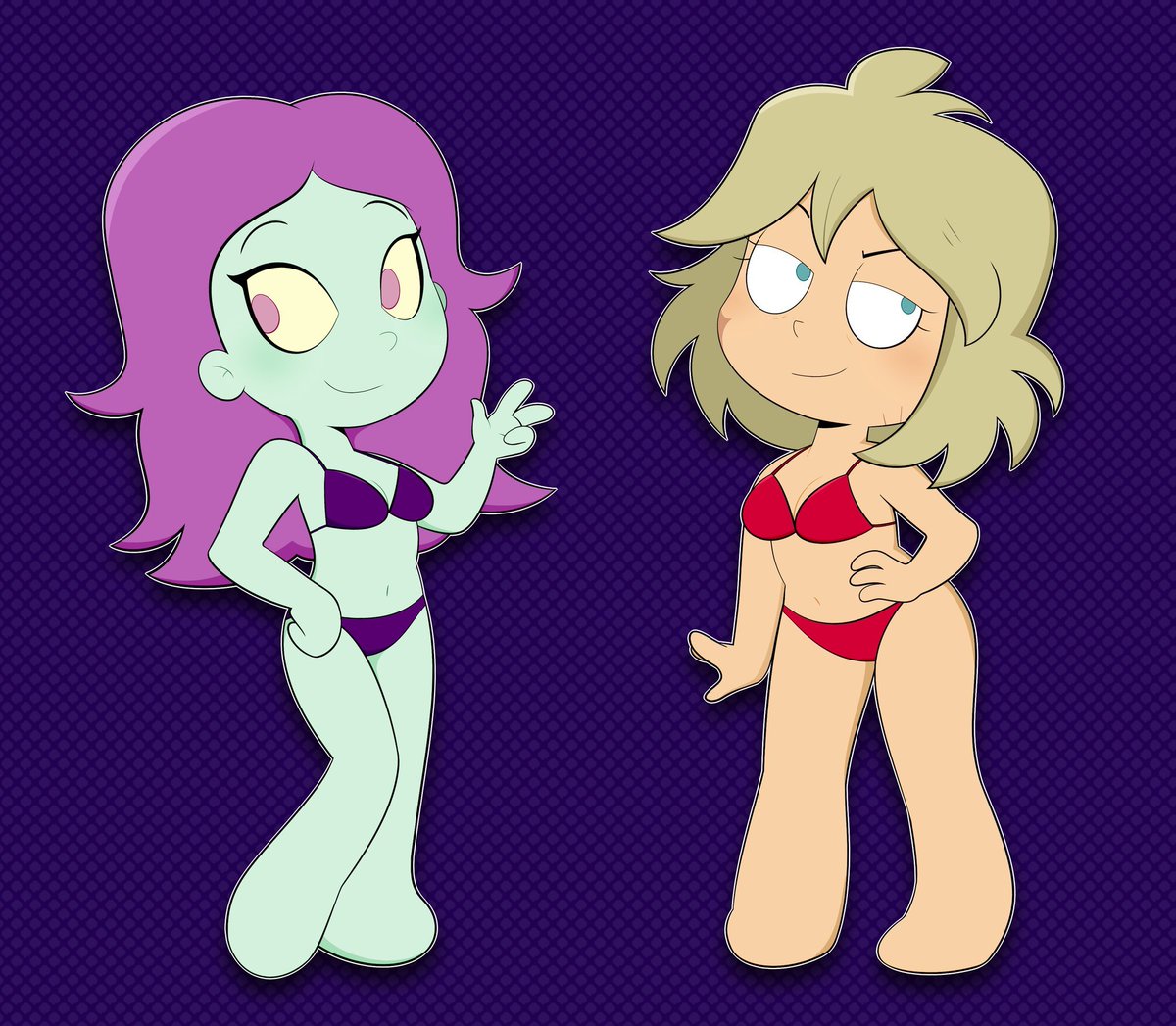 ShadowBeast2017's tweet photo. Chibi Ash Graven and Sheryl Goodspeed I commissioned. 
#ashgraven #ash_graven #ash #sheryl #sherylgoodspeed #sheryl_goodspeed #finalspace #final_space #chibis https://t.co/NnOmm5CQrG