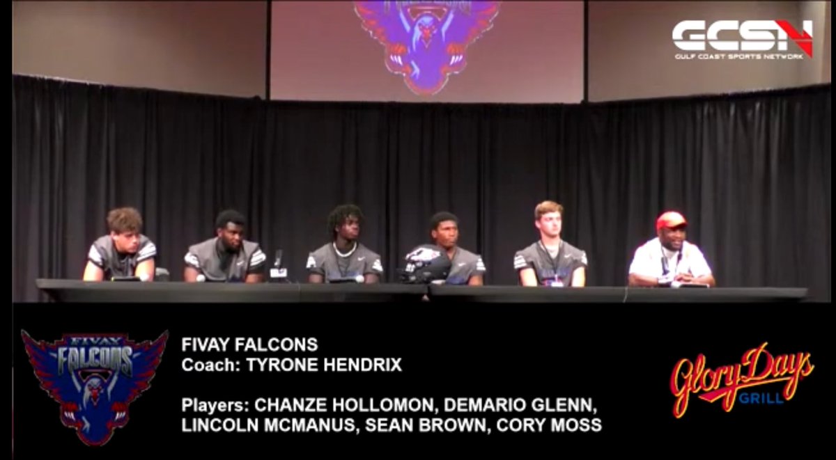 Our Falcons represented us well today at the 2024 North Suncoast Media Day‼️

#SoarAbove | #GoFalcons