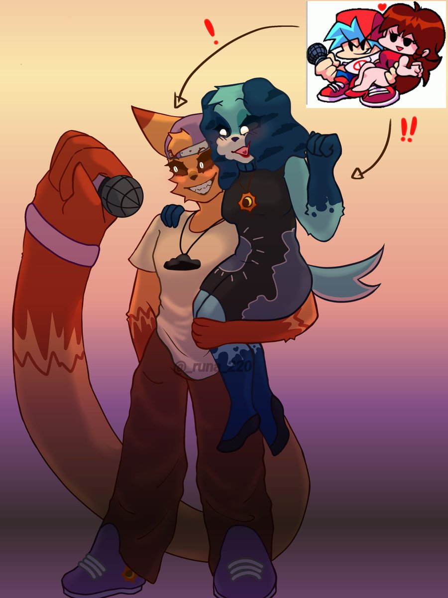 _runa_220's tweet photo. FINALLY DID A FANART FOR BELOVED MOJO!!! 
Lob your au <3 

Au belongs to @MiojoBLINDADO_ 

[ #FrowningCrittersAU #frowningnightfunkinAu #FNFdogpressed #FNFcatfeine #Dogpressed #catfeine #fnf #fnfbf #fnfgf ] https://t.co/6NM2JjmV1N