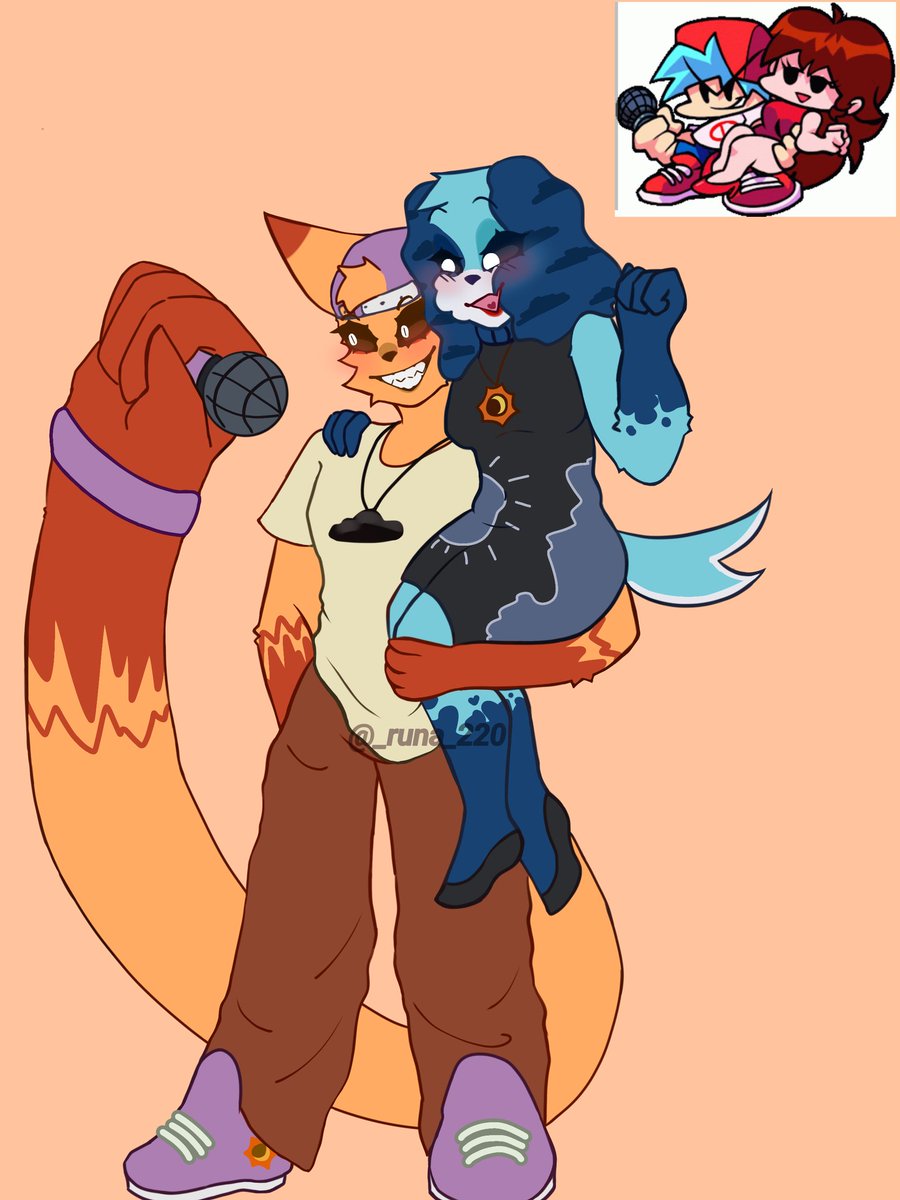 _runa_220's tweet photo. FINALLY DID A FANART FOR BELOVED MOJO!!! 
Lob your au <3 

Au belongs to @MiojoBLINDADO_ 

[ #FrowningCrittersAU #frowningnightfunkinAu #FNFdogpressed #FNFcatfeine #Dogpressed #catfeine #fnf #fnfbf #fnfgf ] https://t.co/6NM2JjmV1N