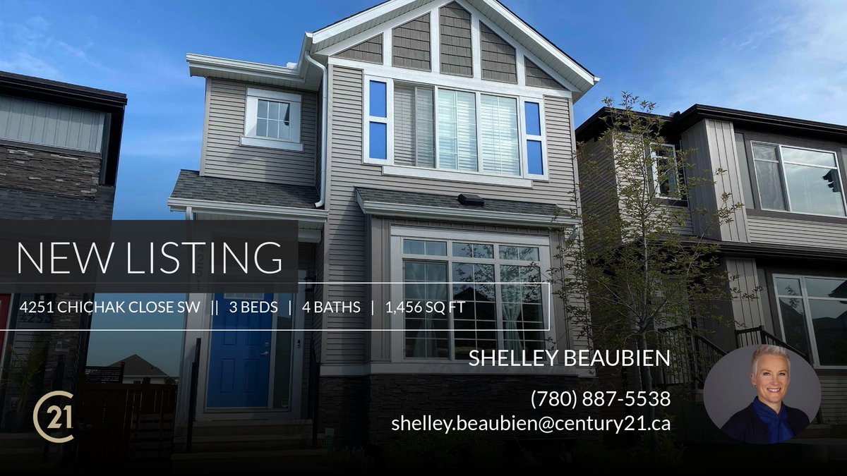 SRBeaubien's tweet photo. 📍 New Listing 📍 Take a look at this fantastic new property that just hit the market located at 4251 Chichak Close Sw in Edmonton. Reach out here or at (780) 887-5538 for more information

Shelley Beaubien, REALTOR®
Century 21 Mas... https://t.co/LGdsetpxo3 https://t.co/OeNX7jhBlI