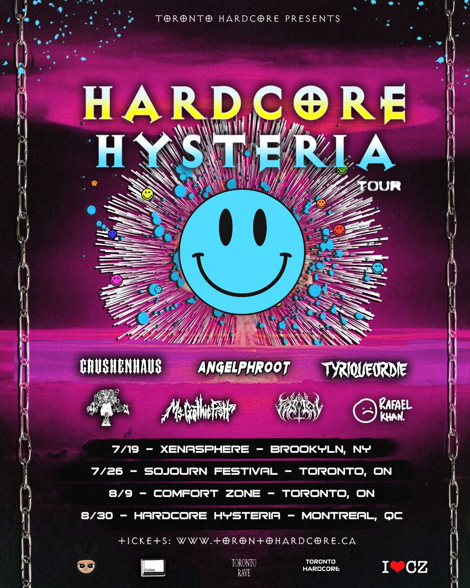 Toronto Rave (@thetorontorave) on Twitter photo <a href="/HardcoreToronto/">TORONTO HARDCORE</a> Hardcore Hysteria Tour Phase 2 begins tomorrow in NYC 🇺🇸‼️
Tour Tickets: torontohardcore.ca <a href="/HardcoreToronto/">TORONTO HARDCORE</a> Hardcore Hysteria Tour Phase 2 begins tomorrow in NYC 🇺🇸‼️
Tour Tickets: torontohardcore.ca