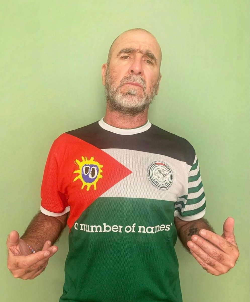 FRENCH LEGEND ERIC CANTONA STANDS WITH PALESTINE