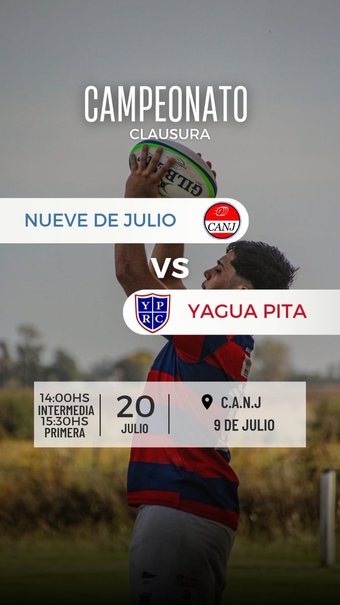Yaguapitarugby's tweet photo. Viajamos a 9 de julio. Vamos Yagua! 🔴🔵🏉 https://t.co/qbZRMBmQDP