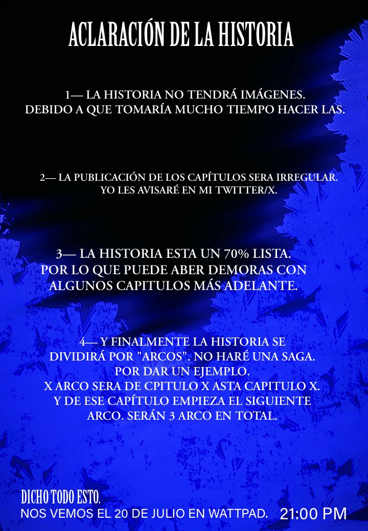 zuvelsa's tweet photo. INFORMACIÓN DE LA HISTORIA: 💙🤍
Leer la información.

#suvelzastudios #izelxblu #bluxizel #azulyblancodelapeliculario #rio2 #Rio2 #Oc #Ocxcanon #Wattpad #art https://t.co/K0Kb7fR1xk