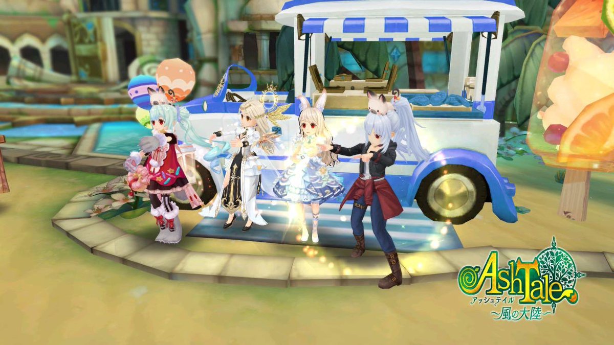 apfarm's tweet photo. 夏仕様ー！メルブイベント事で変わるのいい(ﾉ)*´꒳`*(ヾ)
あめちゃん鈍器とたぴたぴミルクが可愛いかった🍭 https://t.co/7wuprSOHJk