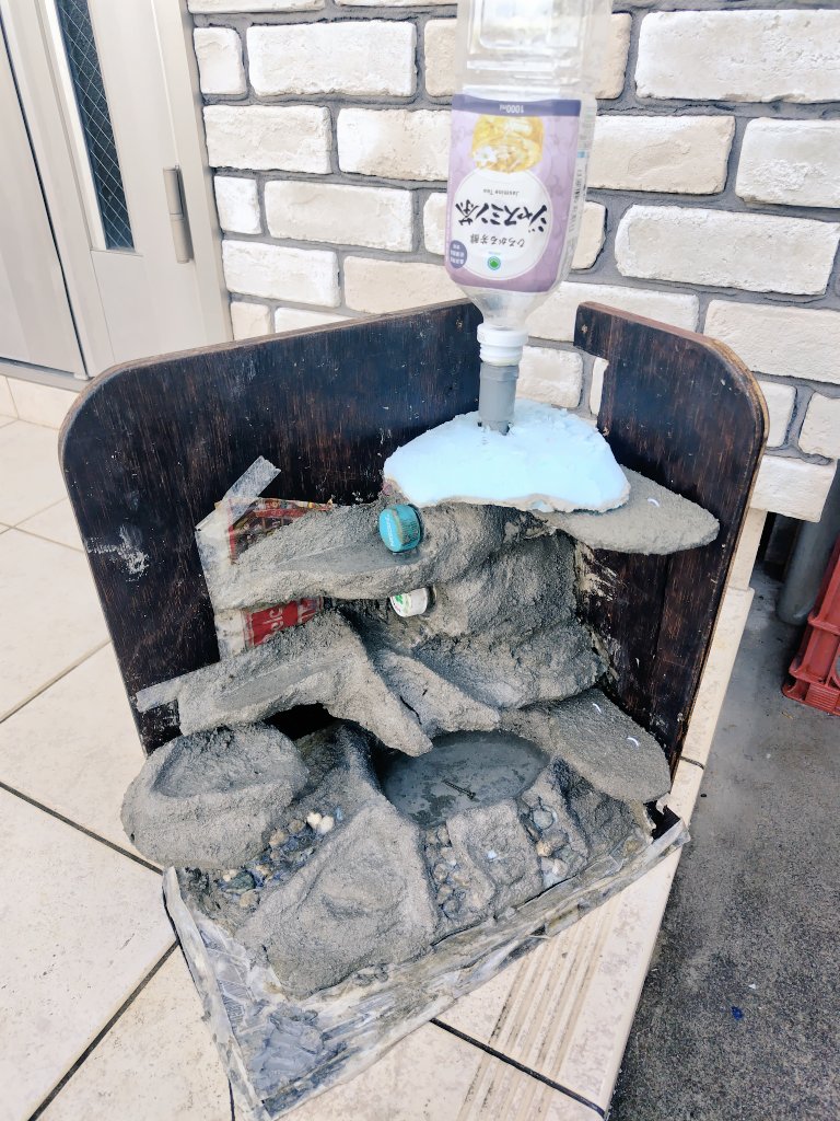 nobichamask's tweet photo. ウンウン
悪くないがもっと良くなるを゙発見してしまった‼️

でも水の落ち方も悪くないぞ

そこら辺をブラッシュアップしたら飾り付けだ😋 https://t.co/bThyjMOklW
